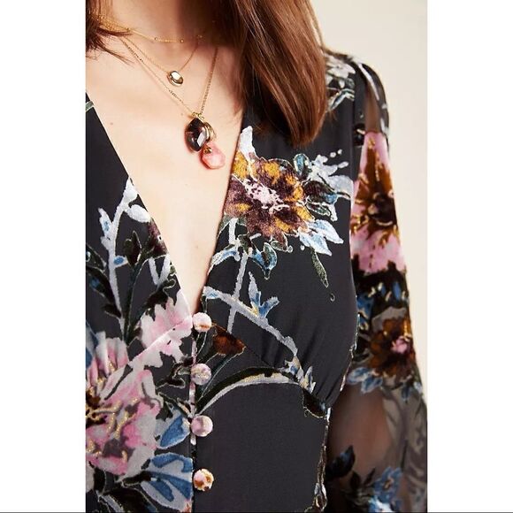 Yumi Kim Burnout Velvet Maxi Dress - Picture 3 of 5